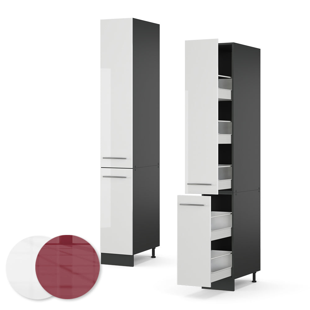 Vicco Armadio da farmacia Bianco lucido 30 cm