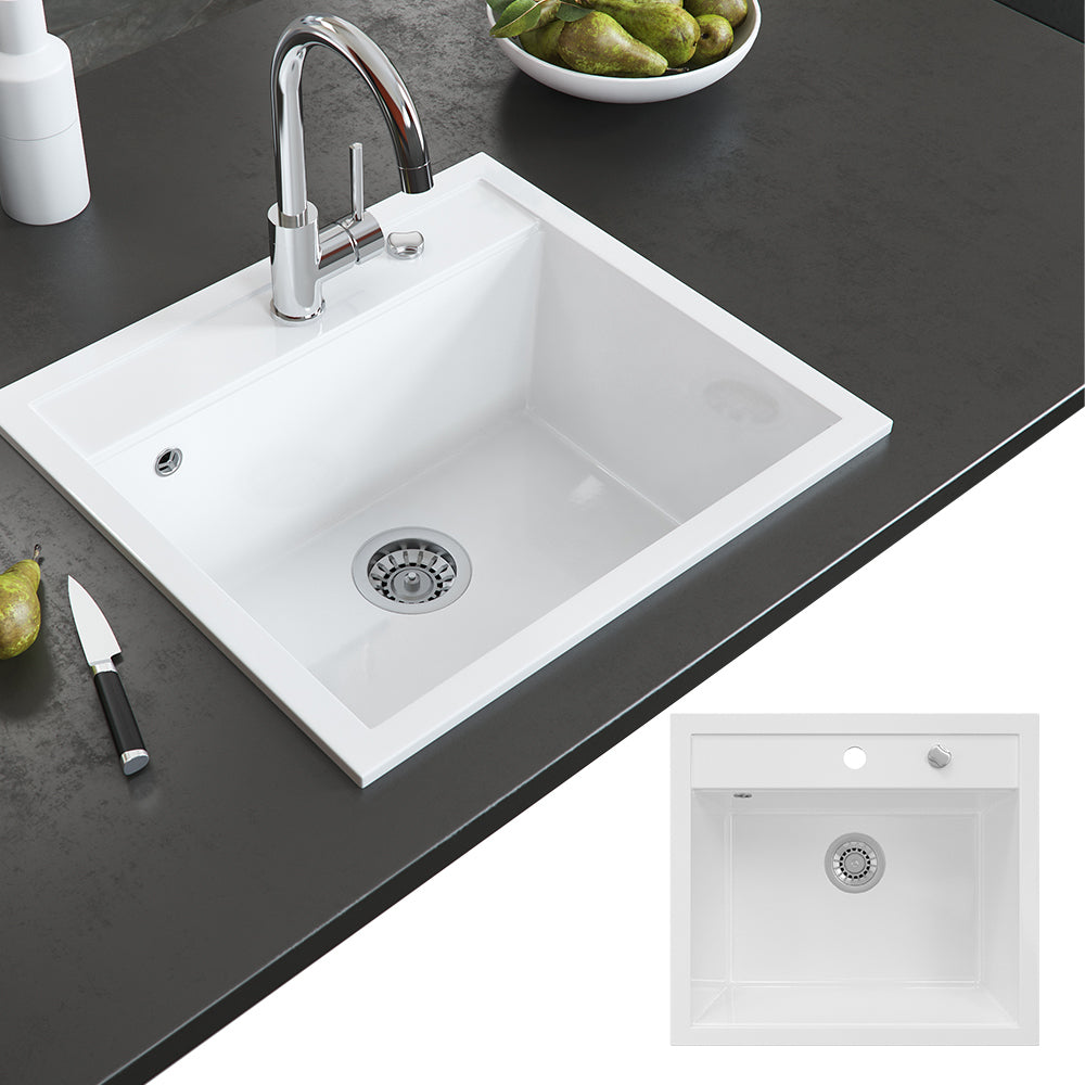 Bergström Lavello da cucina Bianco 56.5 x 51 cm