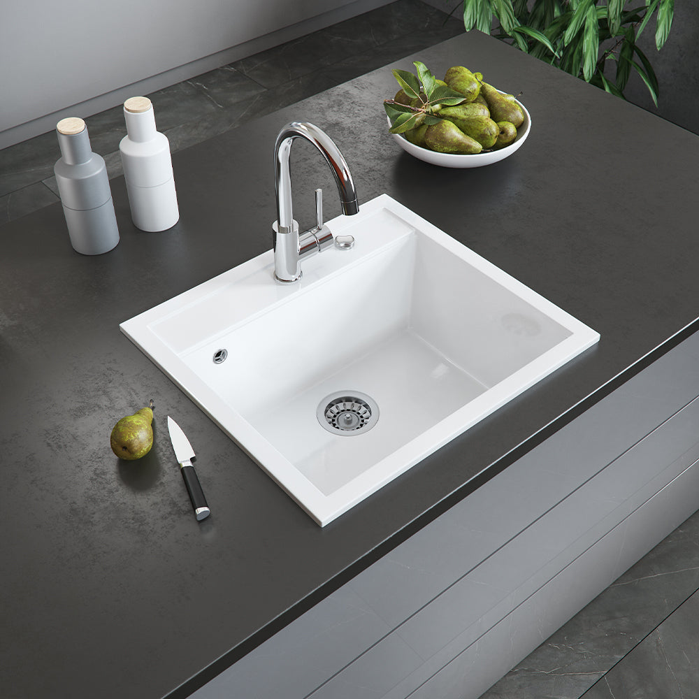 Bergström Lavello da cucina Bianco 56.5 x 51 cm