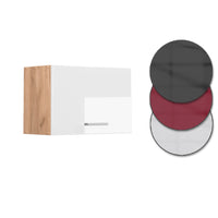 Vicco Pensile da cucina Bianco lucido 60 cm Piatto