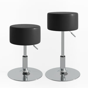 Vicco Sgabello Nero 33.5 x 67 cm per tavolo da toeletta