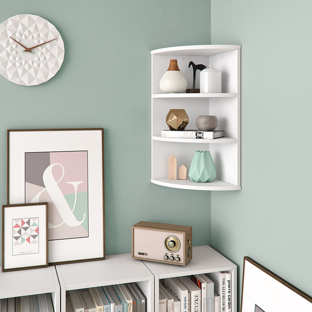 Vicco Scaffale a muro per bambini Bianco 30 x 60 cm