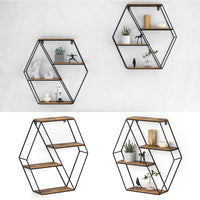 Vicco Libreria da parete Legno antico 51 x 52 cm Forma angolare