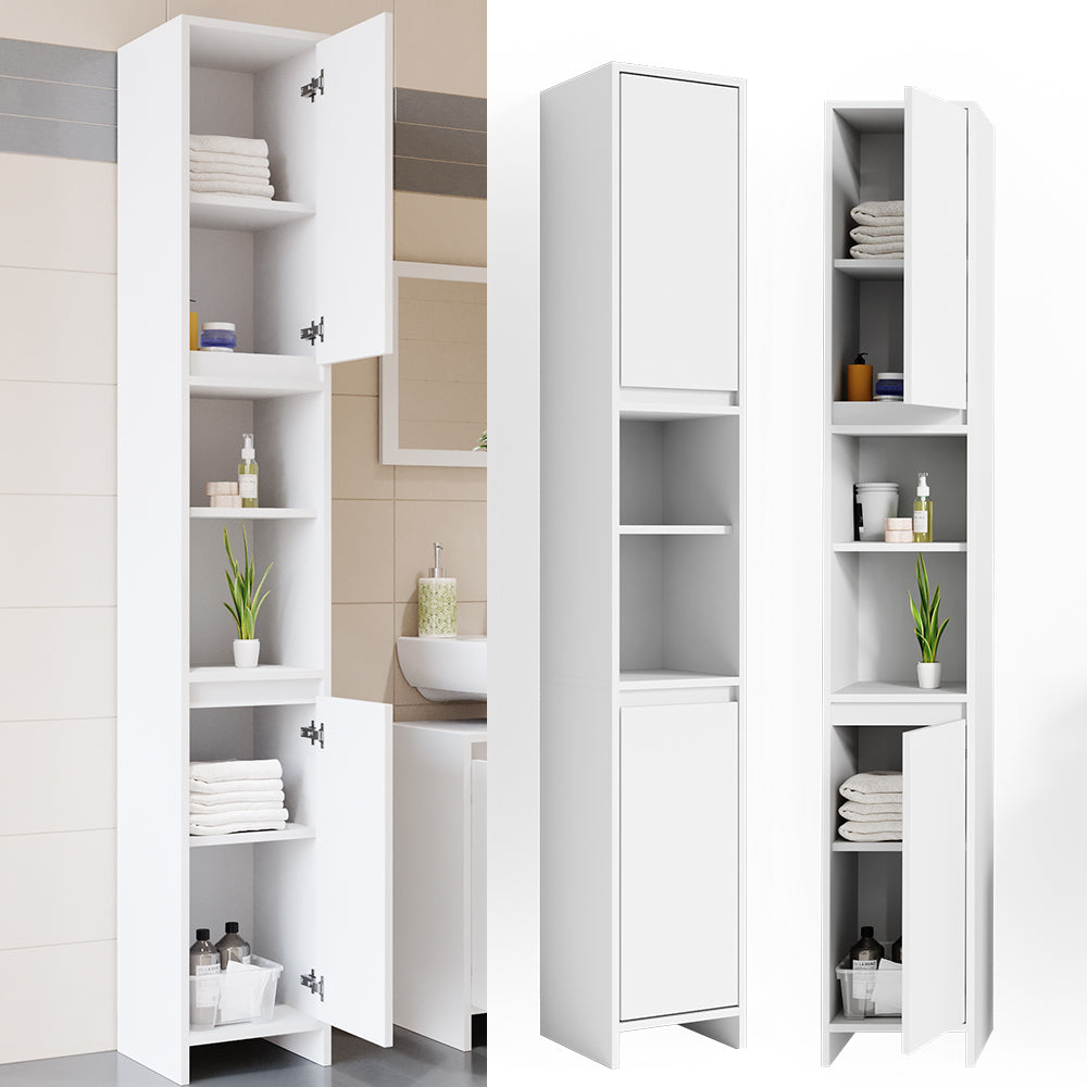 Vicco Mobile bagno alto Bianco 30 x 190 cm