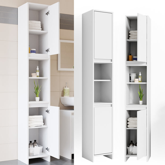 Vicco Mobile bagno alto Bianco 30 x 190 cm