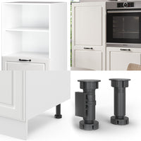 Vicco Cucine componibili piccole Casa di campagna bianca/bianco 180 cm senza piano di lavoro