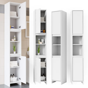 Vicco Mobile bagno alto Bianco 30 x 190 cm