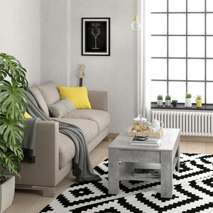 Vicco Tavolino Calcestruzzo 92.2 x 65 cm