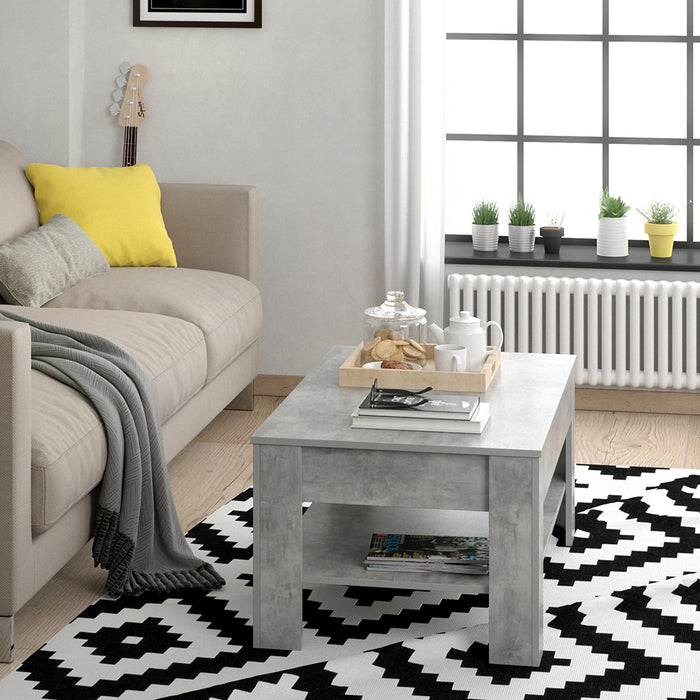 Vicco Tavolino Calcestruzzo 92.2 x 65 cm