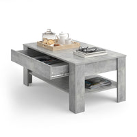 Vicco Tavolino Calcestruzzo 92.2 x 65 cm