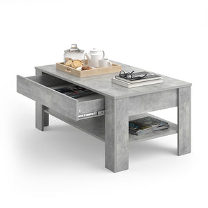 Vicco Tavolino Calcestruzzo 92.2 x 65 cm