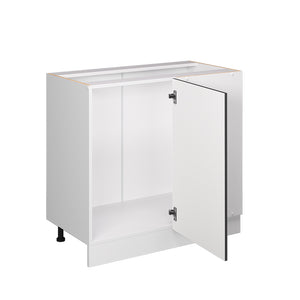 Vicco Mobile ad angolo cucina Bianco casa di campagna 86 cm senza piano di lavoro