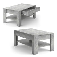 Vicco Tavolino Calcestruzzo 92.2 x 65 cm