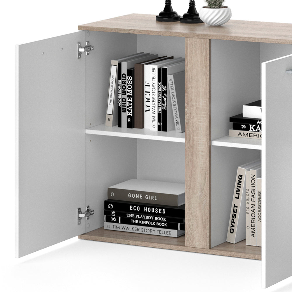 Vicco Cassettiera Sonoma 40 x 80 cm con ante