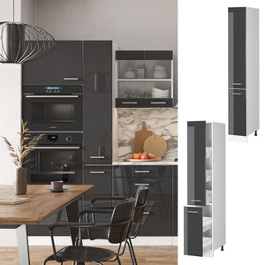 Vicco Armadio da farmacia Antracite lucido 30 cm