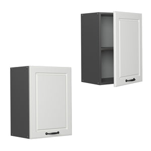 Vicco Pensile da cucina Bianco casa di campagna 45 cm