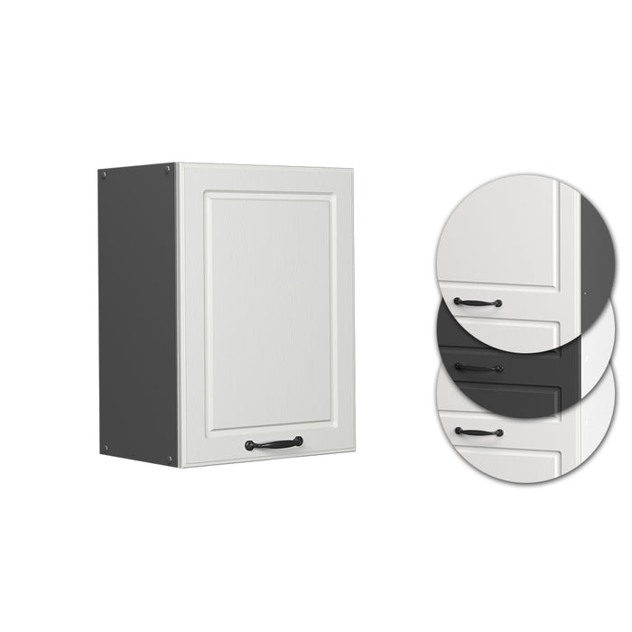 Vicco Pensile da cucina Bianco casa di campagna 45 cm