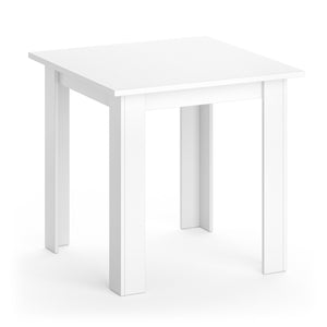 Vicco Tavolo da pranzo Bianco 80 x 80 cm