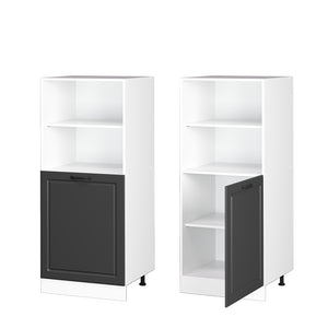 Vicco Mobile per forno da incasso Antracite casa di campagna 60 cm