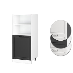 Vicco Mobile per forno da incasso Antracite casa di campagna 60 cm