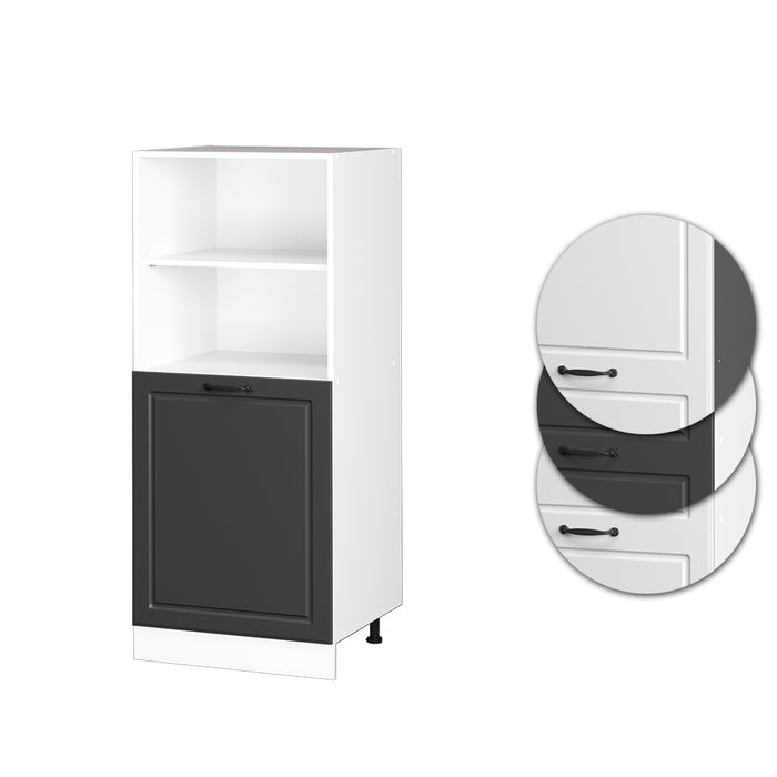 Vicco Mobile per forno da incasso Antracite casa di campagna 60 cm