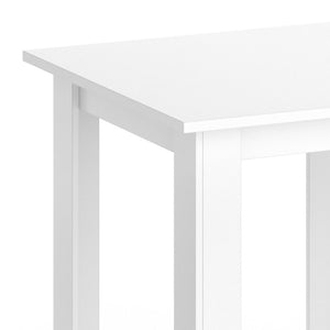 Vicco Tavolo da pranzo Bianco 80 x 80 cm