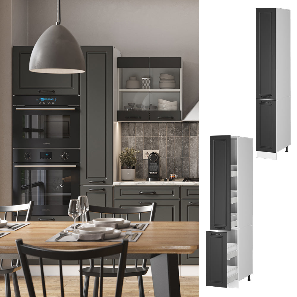 Vicco Armadio da farmacia Antracite casa di campagna 30 cm