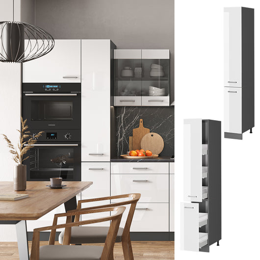 Vicco Armadio da farmacia Bianco lucido 30 cm