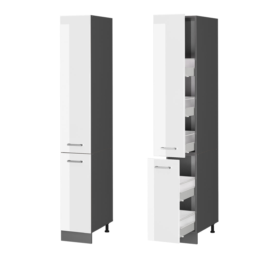 Vicco Armadio da farmacia Bianco lucido 30 cm