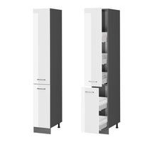 Vicco Armadio da farmacia Bianco lucido 30 cm