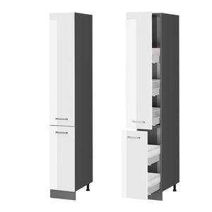Vicco Armadio da farmacia Bianco lucido 30 cm