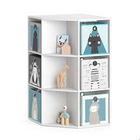 Vicco Libreria bambini Bianco 64 x 107.8 cm con 6 scatole pieghevoli opt.2