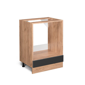 Vicco Mobile per forno da incasso Antracite lucido 60 cm senza piano di lavoro