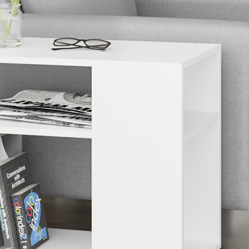 Vicco Tavolino Bianco 70 x 35 cm