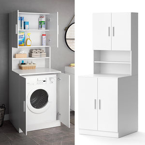 Vicco Mobile lavatrice Bianco 70.5 x 190.5 cm