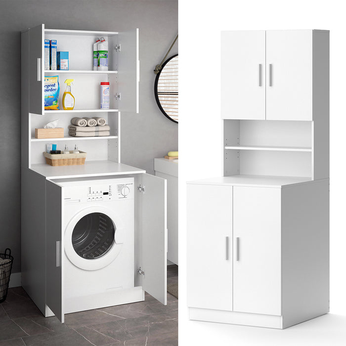 Vicco Mobile lavatrice Bianco 70.5 x 190.5 cm