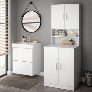 Vicco Mobile lavatrice Bianco 70.5 x 190.5 cm