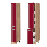 Vicco Armadio da farmacia Rosso lucido 30 cm