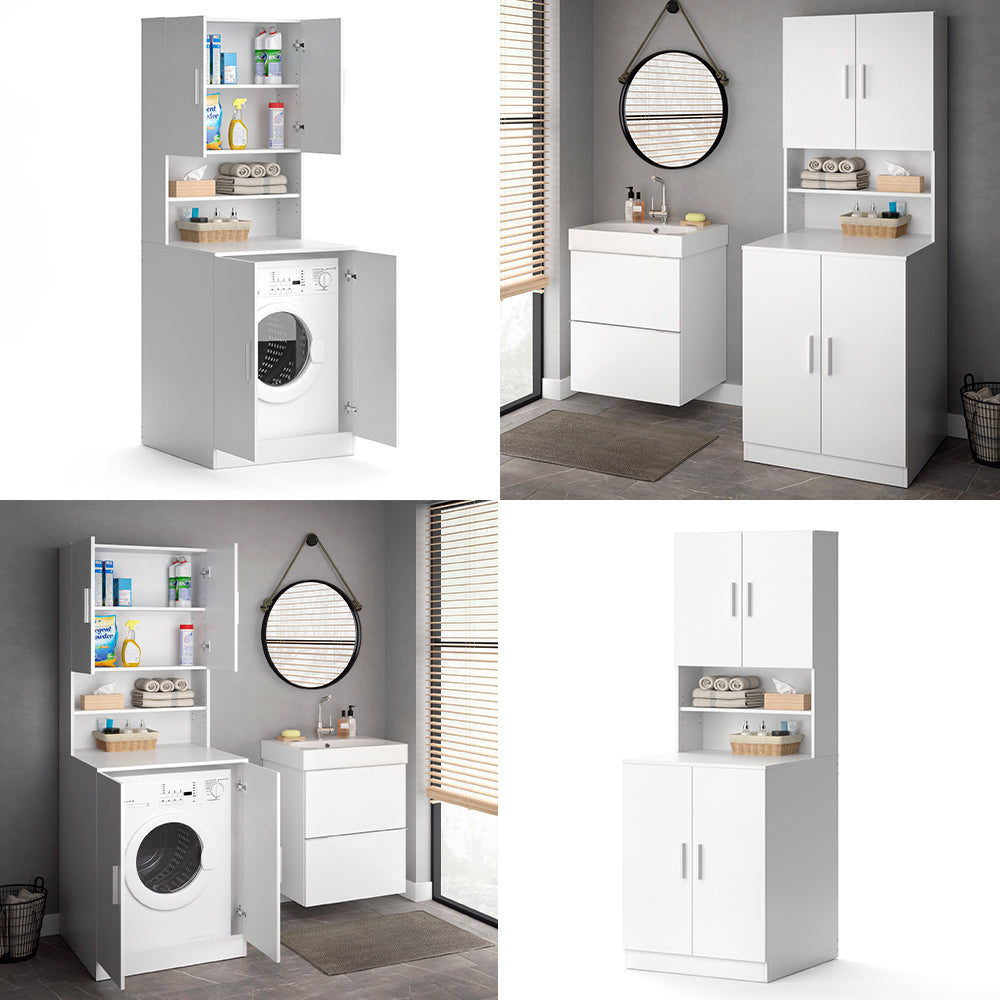 Vicco Mobile lavatrice Bianco 70.5 x 190.5 cm