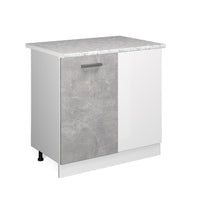 Vicco Mobile ad angolo cucina Calcestruzzo 86 cm , PL Marmo