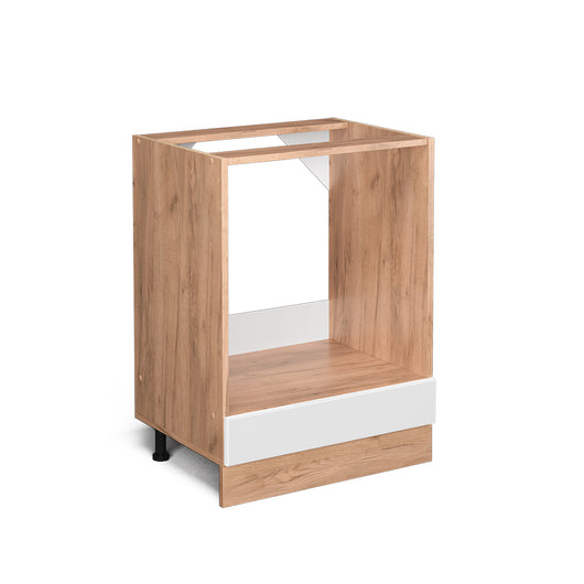Vicco Mobile per forno da incasso Bianco lucido 60 cm senza piano di lavoro