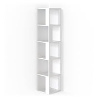 Vicco Scaffale angolare Bianco 33.3 x 162.2 cm