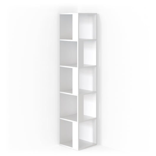 Vicco Scaffale angolare Bianco 33.3 x 162.2 cm