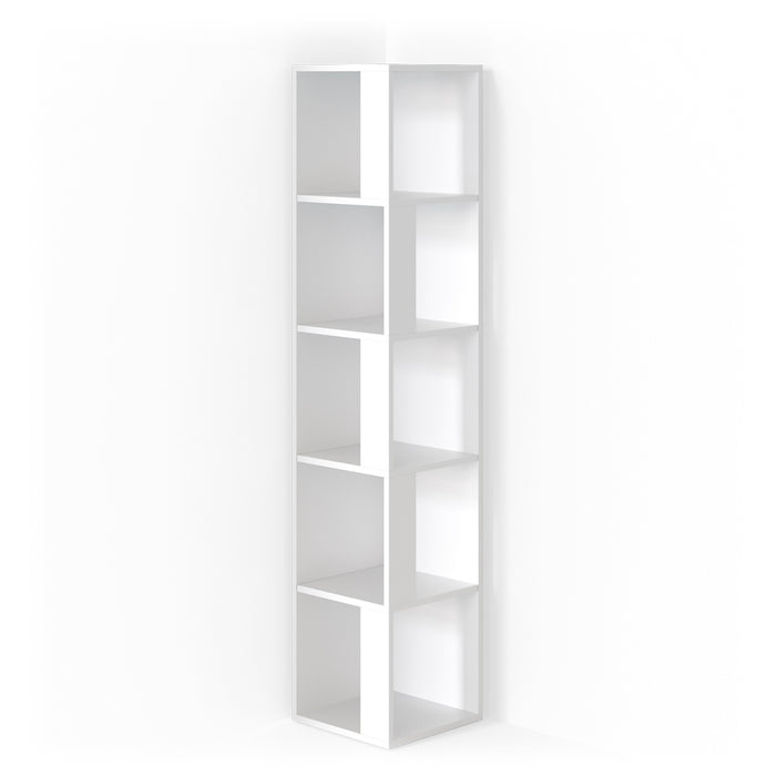 Vicco Scaffale angolare Bianco 33.3 x 162.2 cm