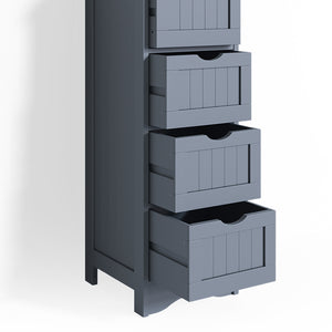 Vicco Cassettiera da bagno Grigio 30 x 81 cm