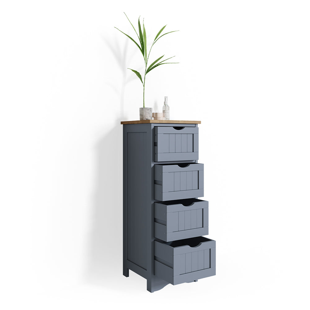 Vicco Cassettiera da bagno Grigio 30 x 81 cm