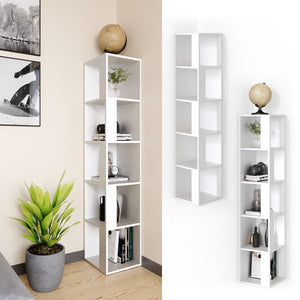 Vicco Scaffale angolare Bianco 33.3 x 162.2 cm