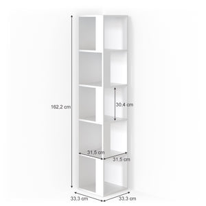 Vicco Scaffale angolare Bianco 33.3 x 162.2 cm