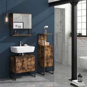 Vicco Mobiletto bagno Legno antico 33 x 120.4 cm