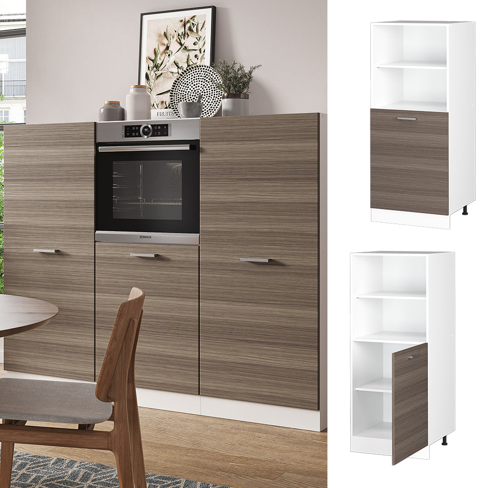 Vicco Mobile per forno da incasso Grigio 60 cm